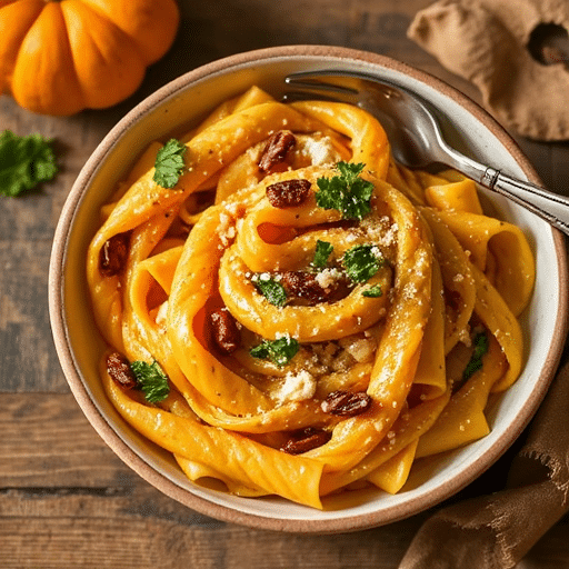 Creamy Pumpkin Pasta Recipe Fall Comfort Dish
