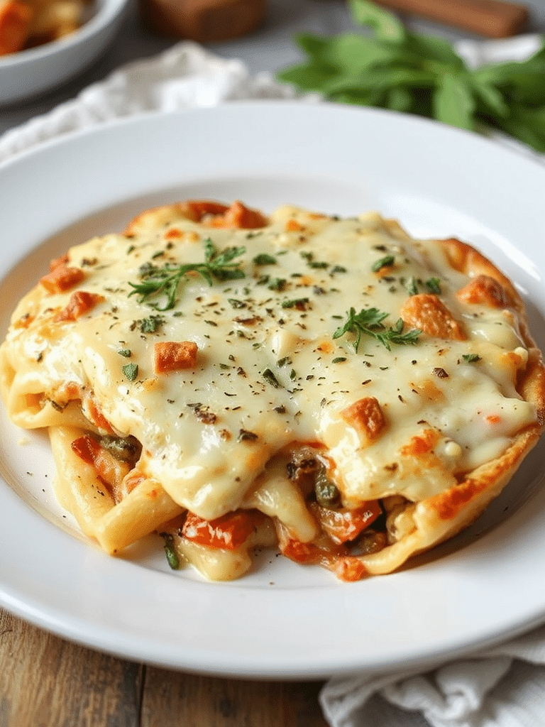 Delicious Melty Cacio e Pepe Pasta Pie Recipe
