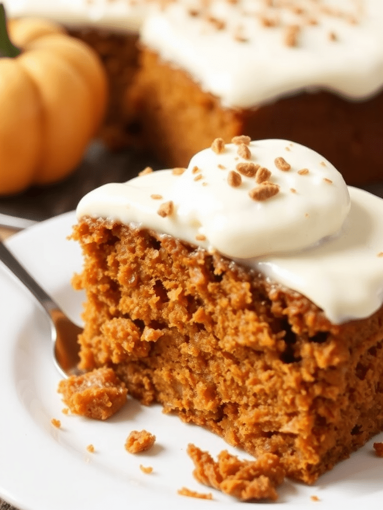 Irresistible Pumpkin Spice Cake Fall Dessert Recipe