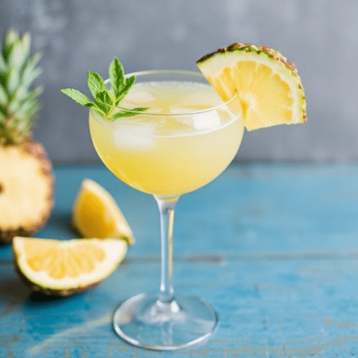 Refreshing Low Sugar Pineapple Mocktail Recipe