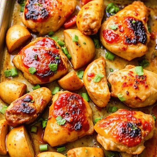 Sheet Pan Chicken Recipe Hawaiian Flavor Delight