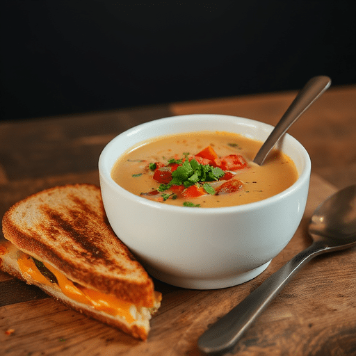 Soup & Grilled Cheese Perfect Comfort Combo