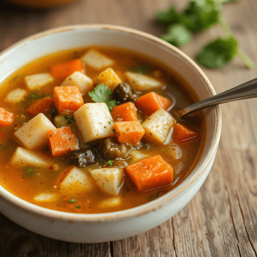 Classic Homemade Vegetable Soup