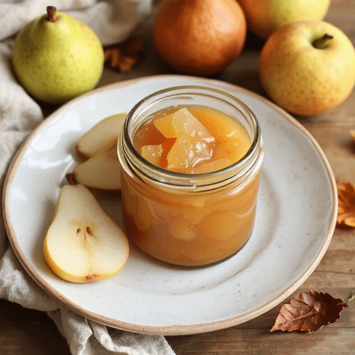 Cozy Fall Recipe: Homemade Pear Preserves for Autumn Cooking