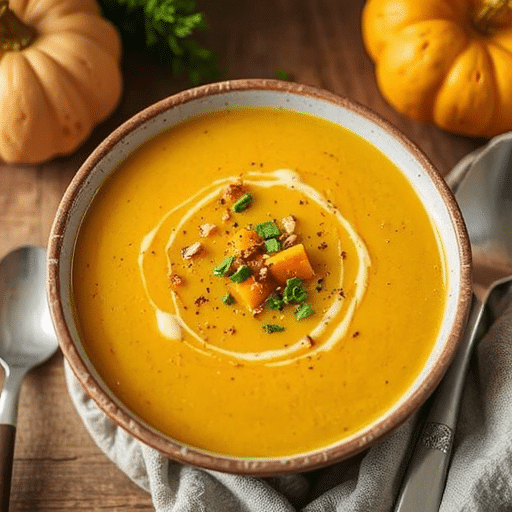 Creamy Butternut Squash Soup Comfort Recipe