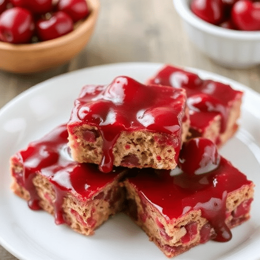Delicious Cherry Glaze Protein Treats: Try This Easy Recipe Today