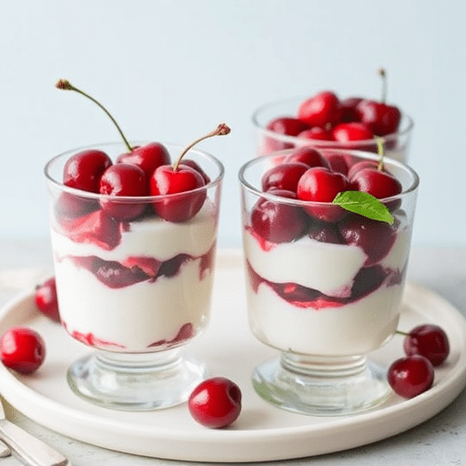 Delicious Cherry Yogurt Parfaits Easy Recipe Perfect for Breakfast or Dessert