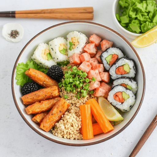 Easy Deconstructed Sushi Bowls Fresh Recipe Idea for Sushi Lovers