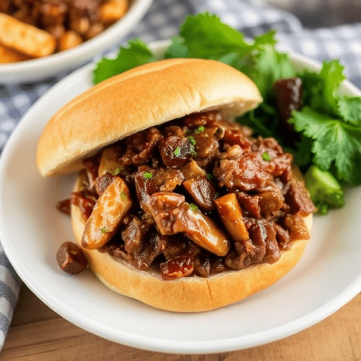 Healthy Twist on Slow Cooker Beef For Sandwiches Dinner