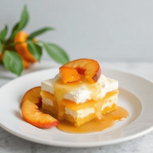 Irresistible Peach Jelly Dessert Recipe Easy and Fresh Summer Treat