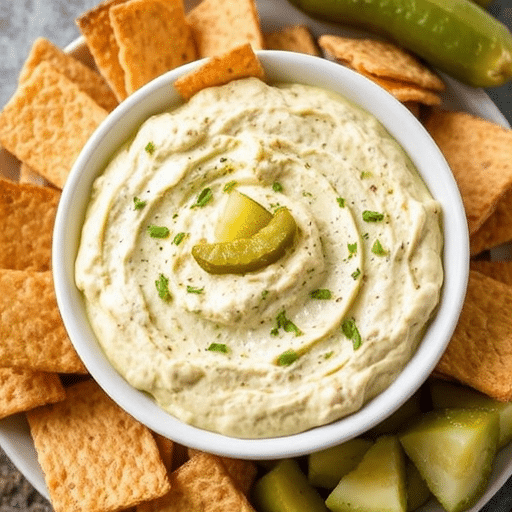 Irresistible Pickle Dip Recipe Quick Easy Appetizer Idea for Parties and Family Gatherings
