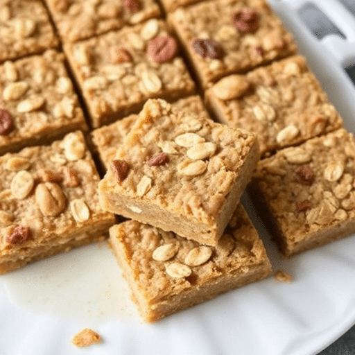 Maple Oat Bars Recipe Easy Homemade Snack Treats Perfect for Fall Baking