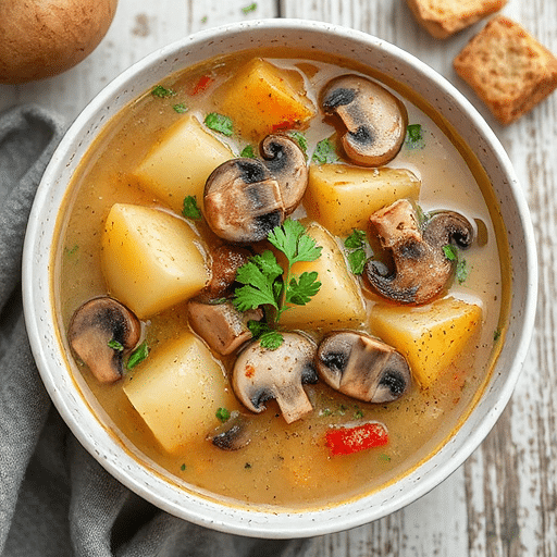 Mushroom and Potato Soup
