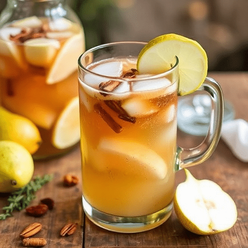 Refreshing Spiced Pear Sangria Recipe Perfect for Fall Entertaining