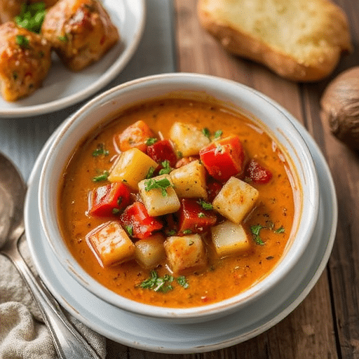 Stuffed Pepper Potato Soup