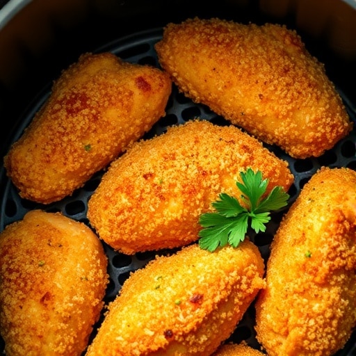 Crispy Air Fryer Parmesan Crusted Chicken: Quick & Easy Weeknight Dinner