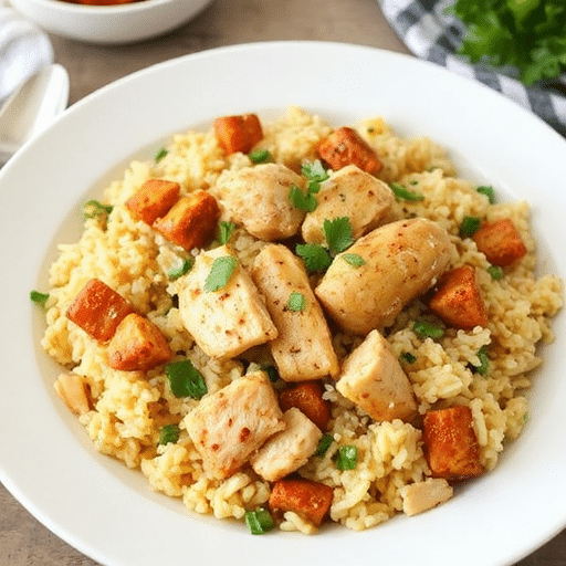 Healthy Twist on Chicken And Rice Ideas Dinner