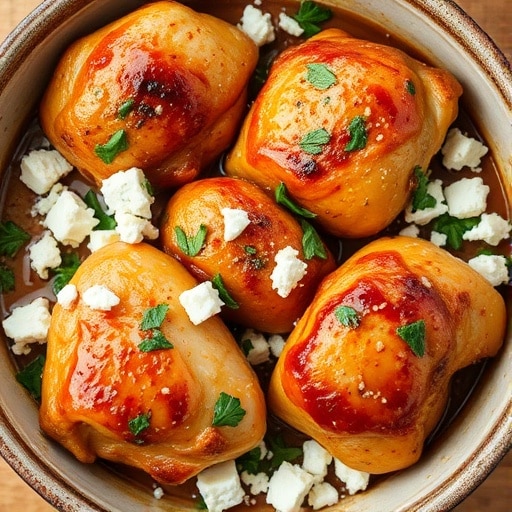 Hot Honey Feta Chicken: Easy One-Pan Recipe for a Flavorful Weeknight Dinner
