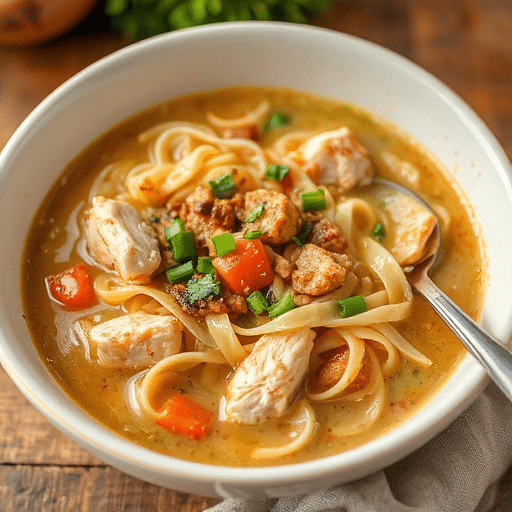 Quick  Delicious Chicken Noodle Soup for Busy Nights