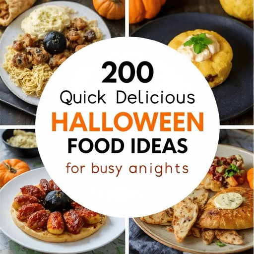 Quick  Delicious Halloween Food Ideas for Busy Nights