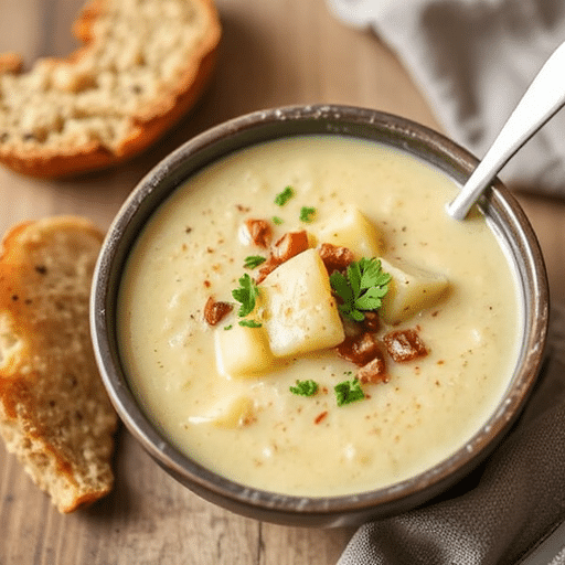 Quick  Delicious Potato Soup for Busy Nights