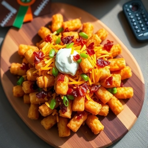 Easy Cheesy Loaded Totchos: The Ultimate Game Day Recipe for Football Fans!