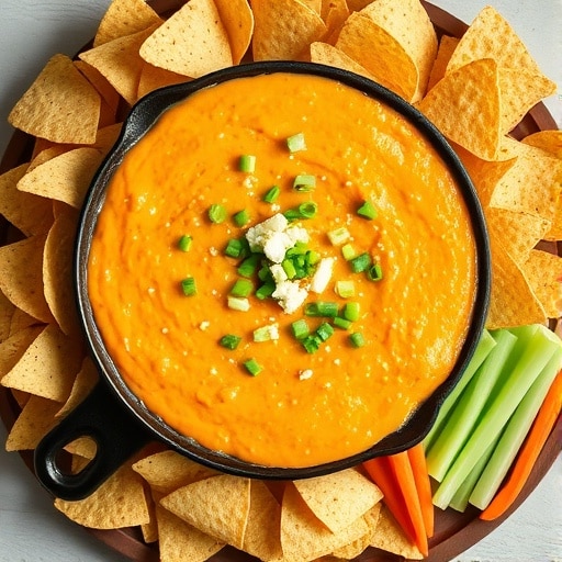 Easy Game Day Appetizers: Spicy Buffalo Chicken Dip for Your Next Party