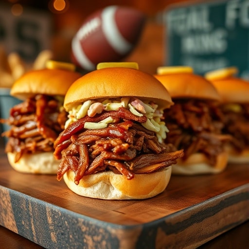 Easy Slow Cooker BBQ Pulled Pork Sliders: The Ultimate Game Day Party Food