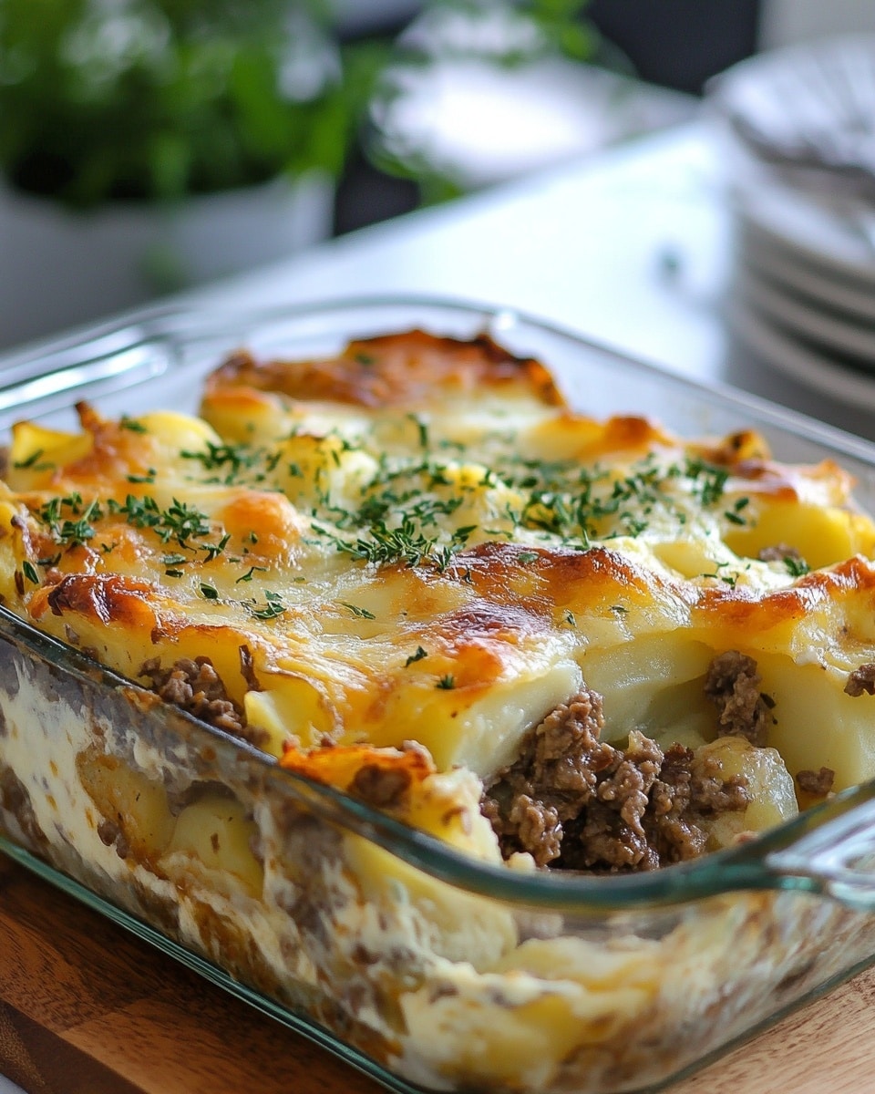 Easy Beef Potato Casserole for Dinner