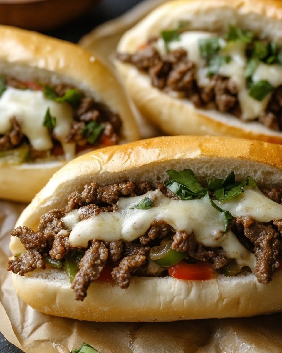 Ground Beef Philly Cheesesteak Recipe