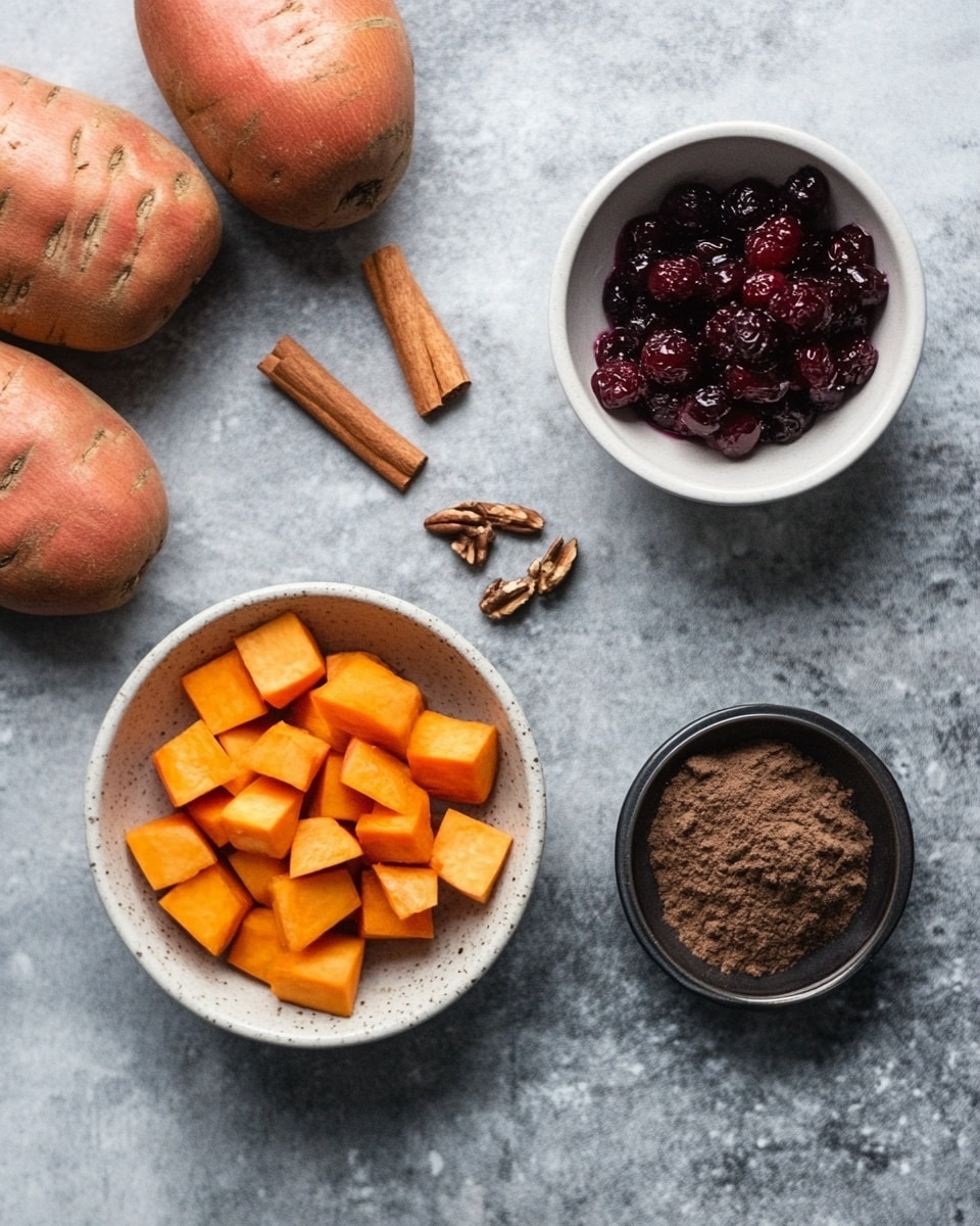 Ingrediant Of Cranberry Apple Sweet Potatoes Recipe