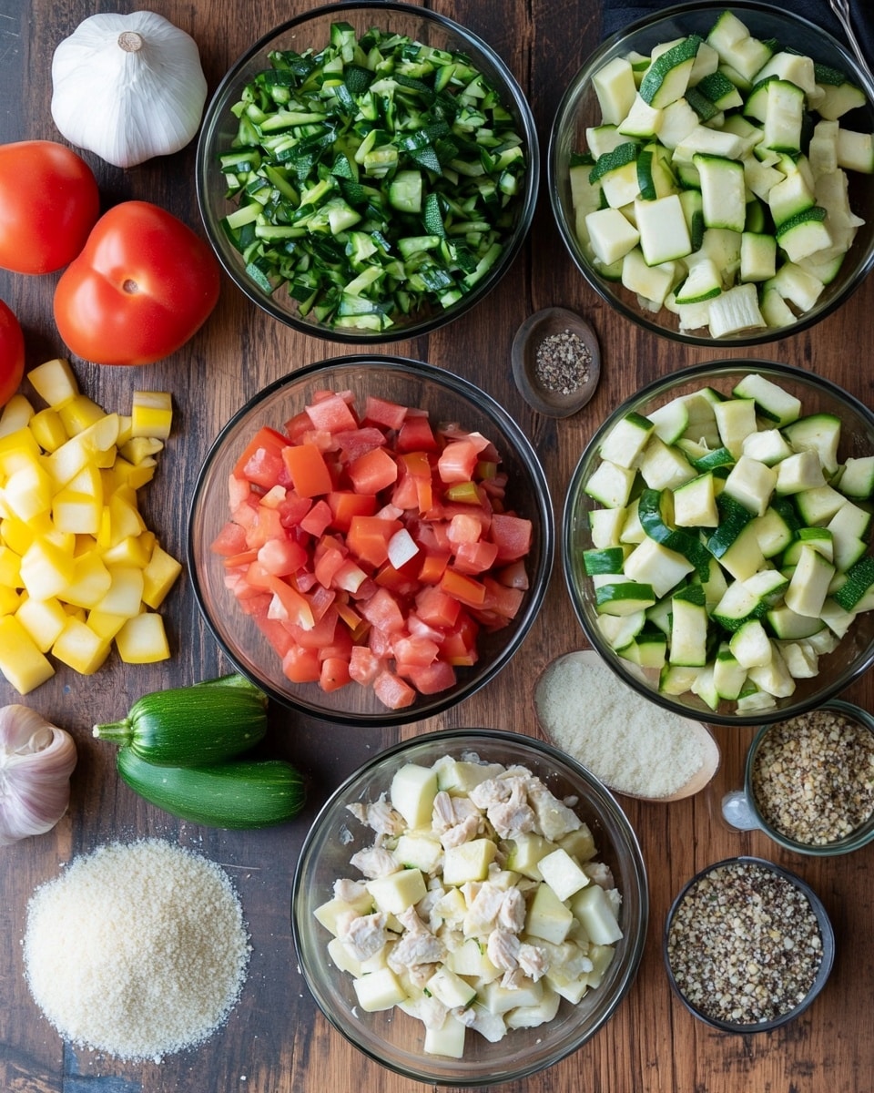 Ingrediant Of Easy Turkey Zucchini Casserole Recipe for Dinner Tonight