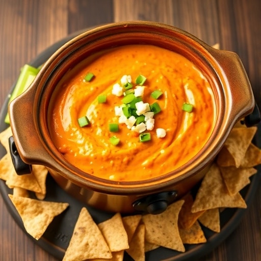 Slow Cooker Spicy Buffalo Chicken Dip: The Ultimate Game Day Appetizer!