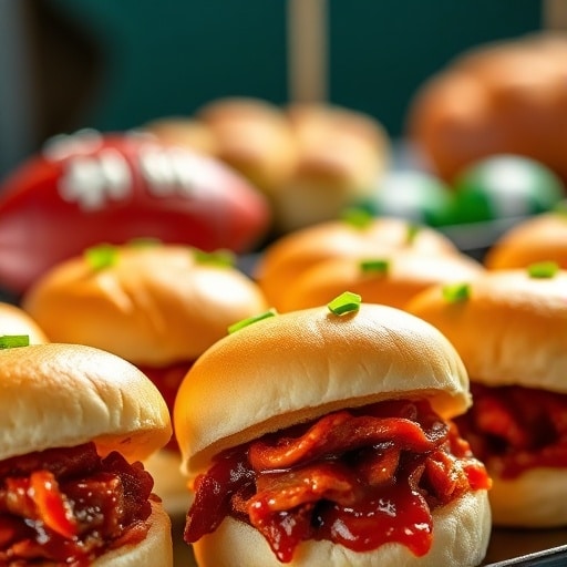 Slow Cooker Tangy BBQ Pulled Pork Sliders: Easy Game Day Appetizer Recipe