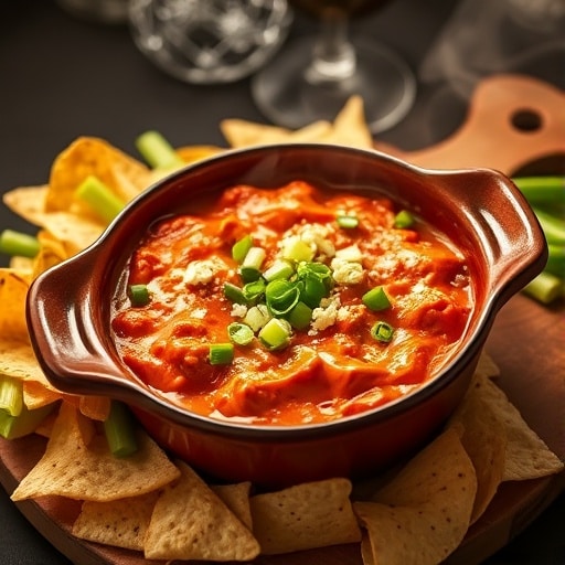 Spicy Game Day Buffalo Chicken Dip: The Ultimate Party Appetizer for Your Next Watch Party!