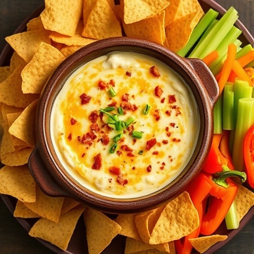 Ultimate Cheesy Bacon Ranch Dip: Your New Go-To Gameday Appetizer!