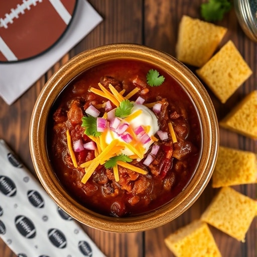 Ultimate Game Day Chili: Hearty & Flavorful Dinner for the Big Game