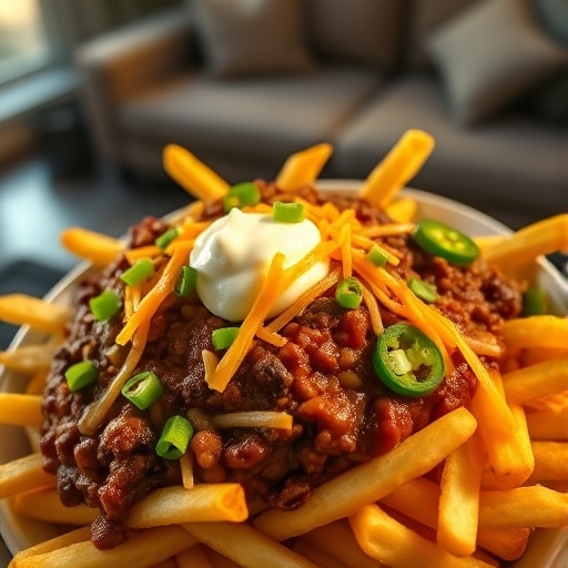 Ultimate Loaded Chili Cheese Fries for the Best Game Day Party Snack Ever