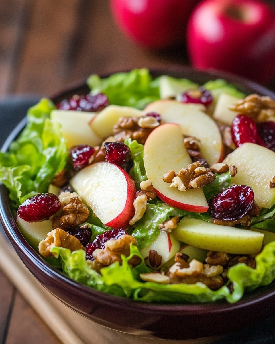 Apple Cranberry Walnut Salad: Fresh &amp; Flavorful