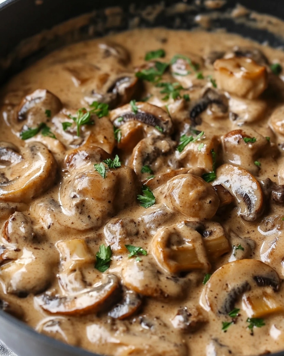 Creamy Vegan Mushroom Stroganoff Recipe