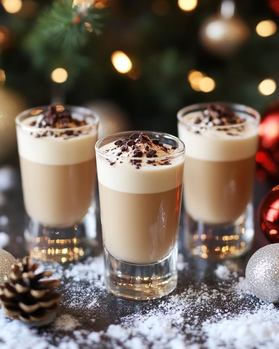 Festive Baileys Amaretto Vodka Shots 1 Image