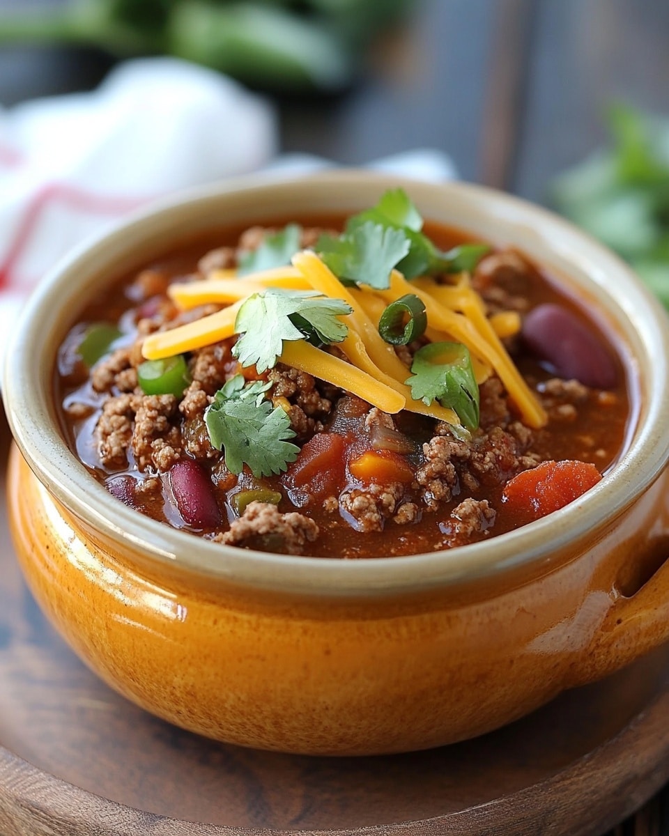Hearty Chili With Ground Beef
