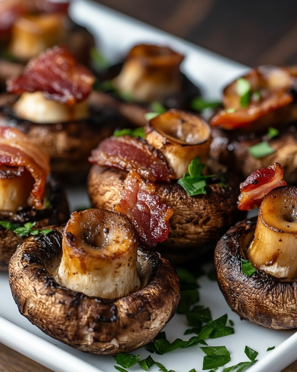 Savory Cowboy Mushrooms With Bacon 1 Image