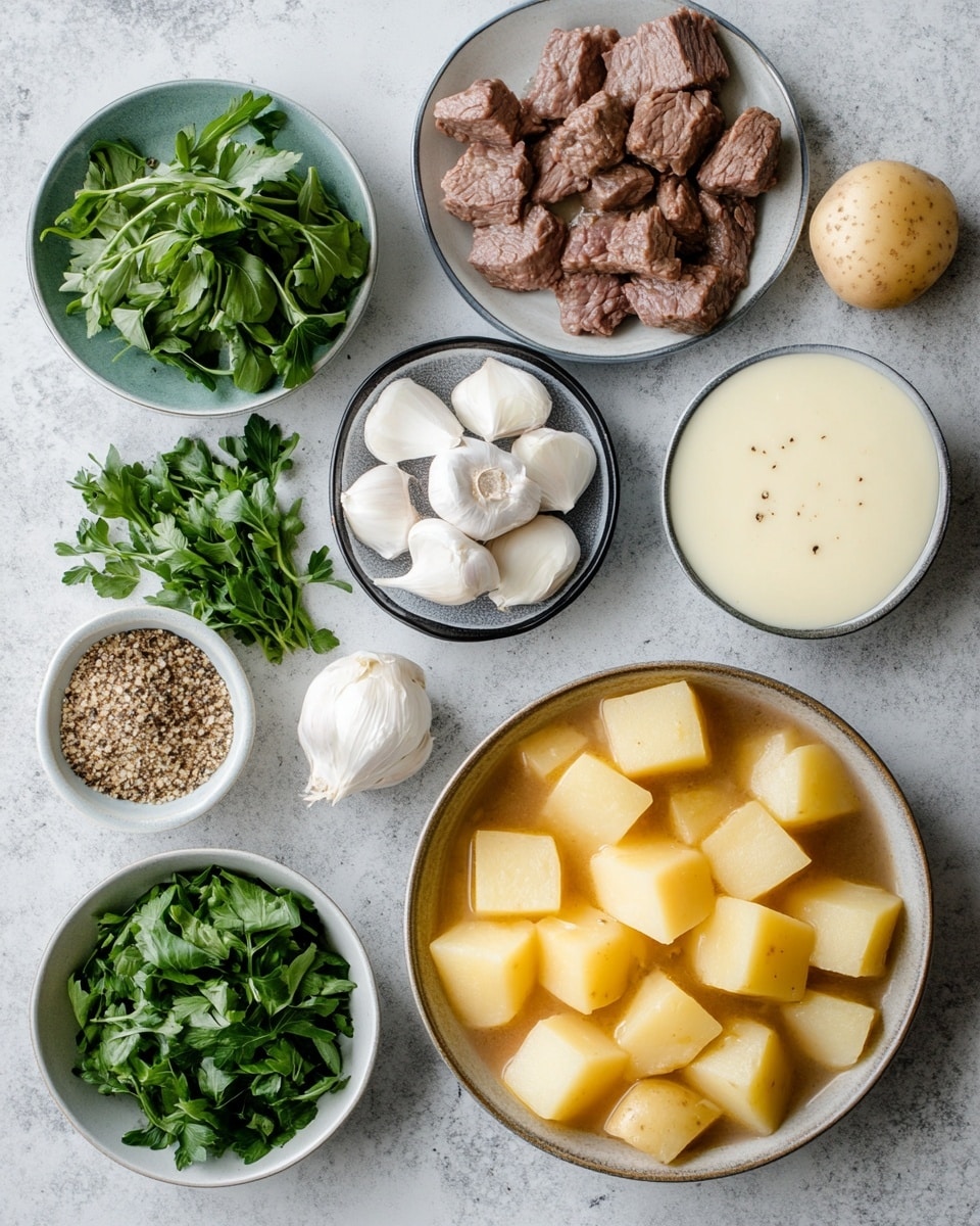 Cheesy Beef Potato Soup: Comfort in a Bowl 2 Ingrediant Of Cheesy Beef Potato Soup Comfort in a Bowl