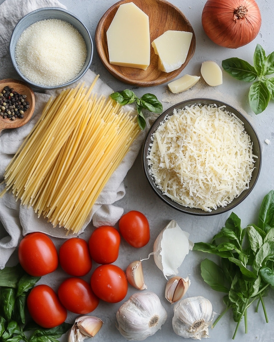 Ingrediant Of Easy Creamy Garlic Parmesan Pasta Bake The Ultimate Comfort Food Dinner Idea