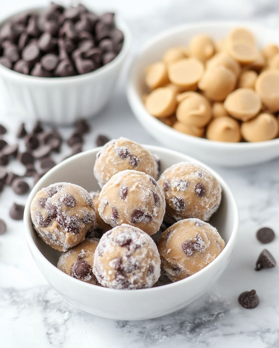 Ingrediant Of Healthy Frozen Peanut Butter Yogurt Bites with Chocolate Chips Easy Guilt Free Dessert