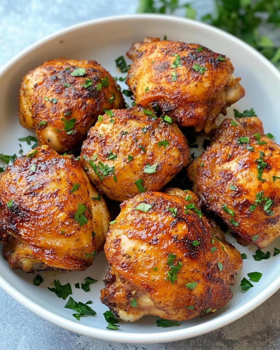 Easy Air Fryer Chicken Thighs Recipe 1