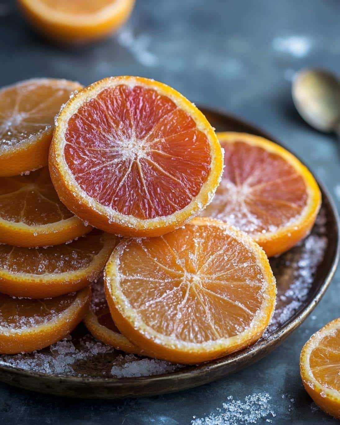 Glazed Candied Oranges