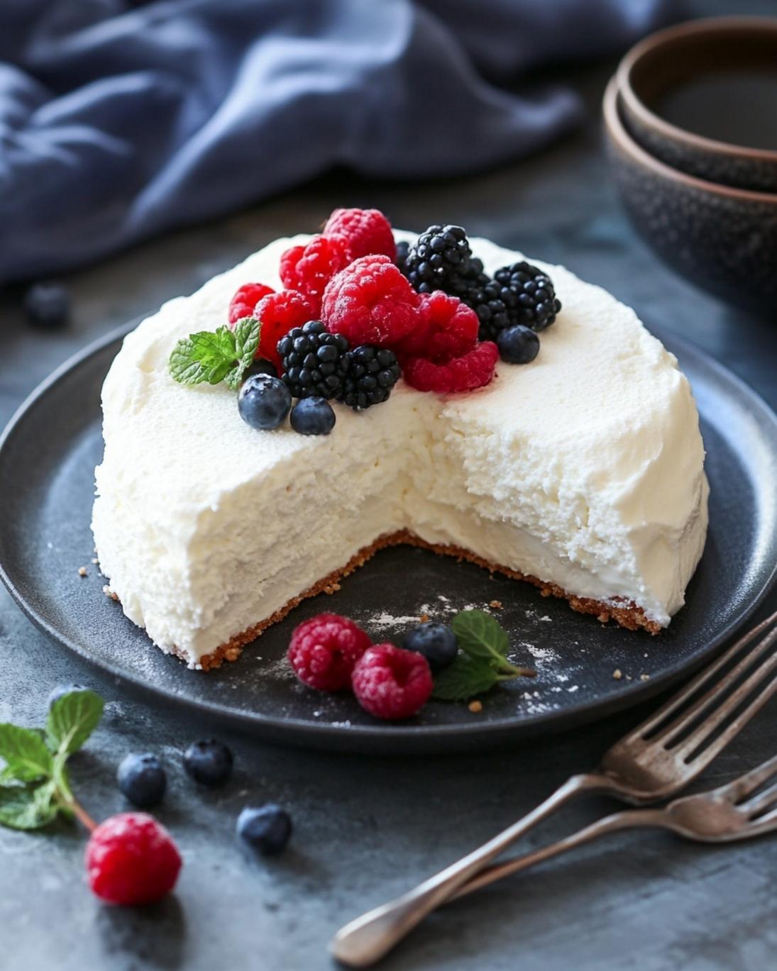 Light and Fluffy Greek Yogurt Cloud Cake Recipe 1