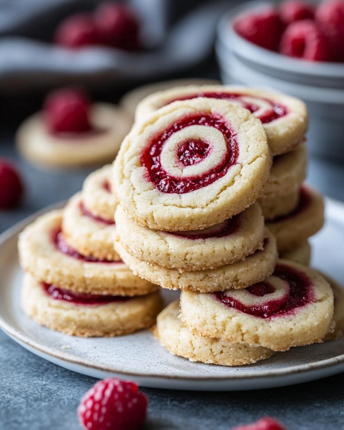 Sweet and Buttery Raspberry Swirl Shortbread Cookies Recipe 1